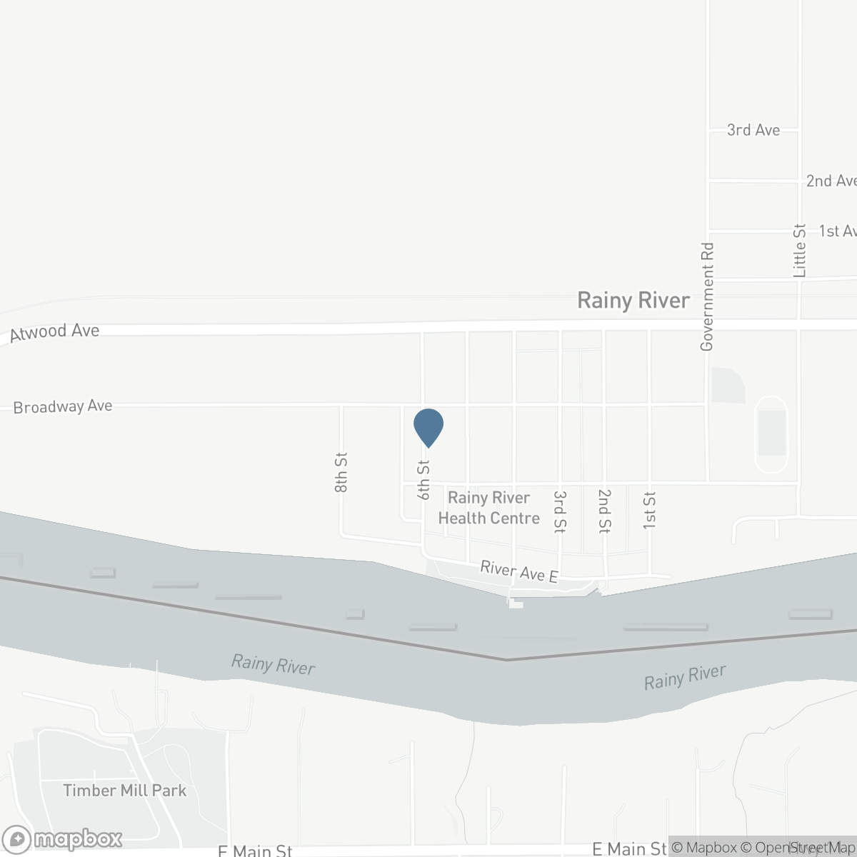 216 SIXTH STREET, Rainy River, Ontario P0W 1L0